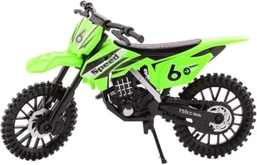 MOTOCYKL MOTOR KROSOWY CROSSOWY 1:12 MOTOCROSS