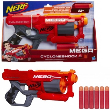 Nerf N-Strike Wyrzutnia MEGA Cyclone Shock A9353