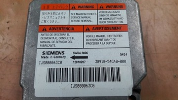 SUZUKI LIANA ŘÍZENÍ AIR NÁDRŽ 5WK43036 AIRBAG
