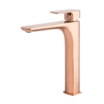 BATERIA UMYWALKOWA GAMMA CUBIC RÓŻÓWE ZŁOTO