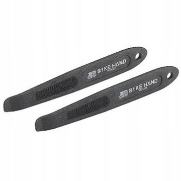 ŁYŻKI do opon rowerowych BIKE HAND YC-3123 długie 20cm PVC CZARNE 2 sztuki
