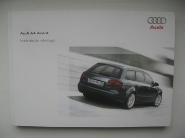 Audi A4 B7 Avant 2004-2008 książka obsługi PL oryg