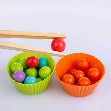 ДЕРЕВЯННЫЕ ПАЗЛЫ ШАРИКИ БУСЫ ПАЗЛ МОЗАИКА