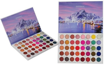 PALETKA CIENIE DO MAKIJAŻU BROKAT GLITTER 40 SZTUK