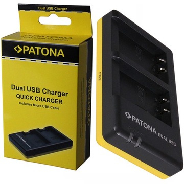 Двойное быстрое зарядное устройство PATONA для Olympus BLS5