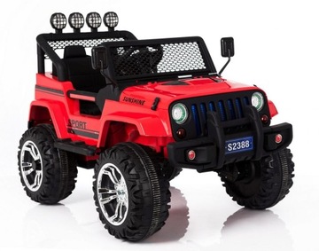 MEGA JEEP SUNSHINE, NAPĘD 4X4, 2X12V, WOLNY START/