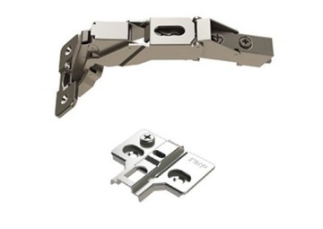 Zawias 155 Metalla+ 3D Hafele z hamulcem z prowadn