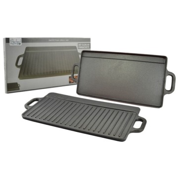 Płyta GRILLOWA żeliwna patelnia dwustronna 51x24