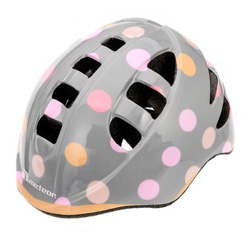 KASK DZIECIĘCY METEOR MA-2 DOTS # M (52-56cm)