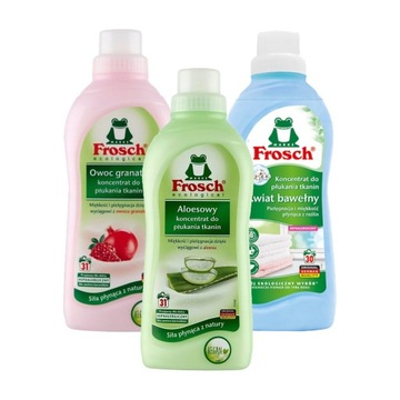 Frosch Zestaw EKO Koncentrat Do Płukania Tkanin 3x750ml