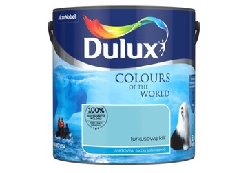 DULUX Kolory świata Farba lateksowa TURKUSOWY KLIF 2,5l