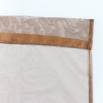 Прозрачная занавеска с карнизом, полосатая прозрачная штора для гостиной темно-кофейного цвета