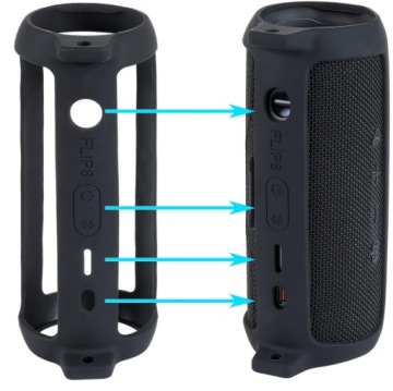 СИЛИКОНОВЫЙ ЧЕХОЛ ДЛЯ ДИНАМИКА JBL FLIP 2/3/4/5/6
