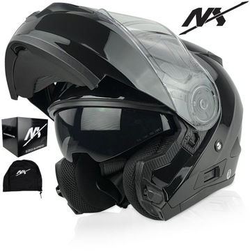 МОТОЦИКЛНЫЙ ШЛЕМ NX ТУРИЗМ, размер XL + ИНТЕРФОННАЯ ГАРНИТУРА NX |