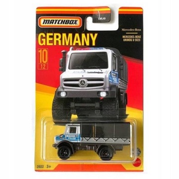 MATCHBOX Mercedes-Benz Unimog U5023 GERMANY 2022 HFH53