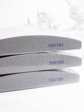 Пилочка для ногтей SLIM NATURAL II BOAT ДЕРЕВЯННАЯ 100/180 - 50 ШТ. CHILA