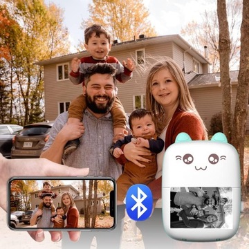 МОБИЛЬНЫЙ МИНИ-ТЕРМОПРИНТЕР DRUKUŚ ДЛЯ НАУЧНЫХ ЗАМЕТОК, БЕЗ ЧЕРНИЛ