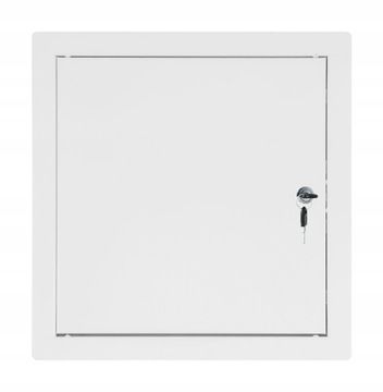 DRZWICZKI REWIZYJNE KLUCZ BIAŁE 15X15 METALOWE