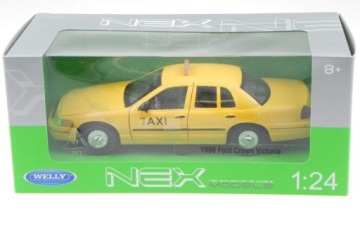 МОДЕЛЬ FORD CROWN VICTORIA МЕТАЛЛ ВЕЛЛИ 1:24 ТАКСИ