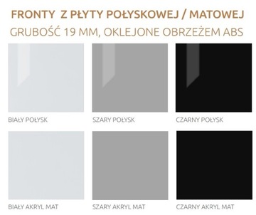 Meblościanka modułowa do salonu nowoczesna