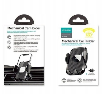 КОМПАНИЯ Зажимной автомобильный держатель для вентиляционной решетки для приточного патрубка JOYROOM