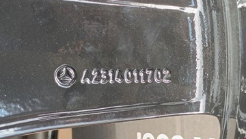 4× DISK HLINÍK MERCEDES-BENZ OE 9.5" X 19" 5X112 ET 48