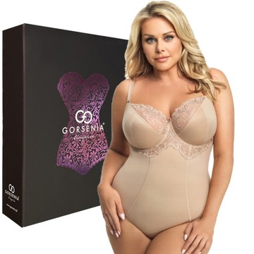 Body wyszczuplające Gorsenia Gala K356 beżowy 85G