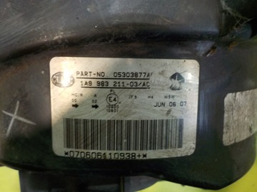 JEEP PATRIOT 2.0 CRD 08R 5D SVĚTLO LEVÝ PŘEDNÍ 1A9983211