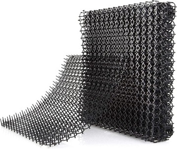 DUŻA MATA SIATKA ODSTRASZAJĄCA KOTY 20*40cm Z KOLCAMI 15 SZT