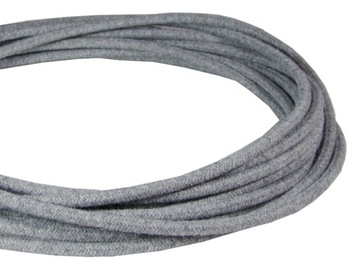 Kabel elektryczny Szary Przewód w oplocie WEŁNA