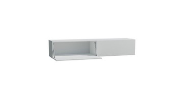 Подвесной шкаф под телевизор 180см Матовый белый