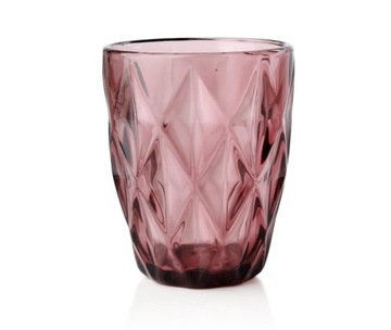 Komplet 6 szklanek Elise Pink 250 ml
