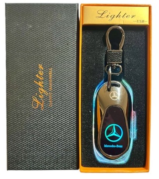 Elegancki brelok MERCEDES LED + zapalniczka żarowa
