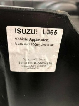 Kuweta wykładzina paki Isuzu D-Max 1.5 kabiny