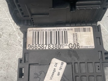CITROEN DS5 2011-2015 MODUL NAPÍNÁK AKUMULÁTORU KLIKA 9665878380