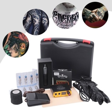 НАБОР ДЛЯ ТАТУ РОТОРНАЯ МАШИНКА РУЧКА 220В