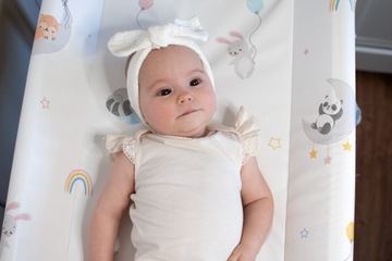 PRZEWIJAK Twardy Usztywniany Łóżeczko na Komodę 70x47 cm ALBERO MIO