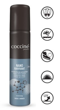COCCINE ЛАК ДЛЯ ОБУВИ ОСВЕЖАЮЩИЙ СПРЕЙ ДЛЯ ЗАМШИ