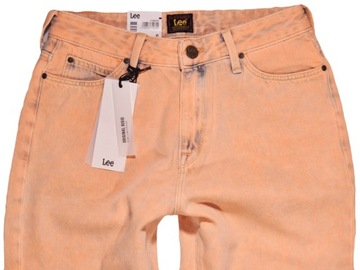 LEE spodnie high jeans MOM STRAIGHT _ W29 L35