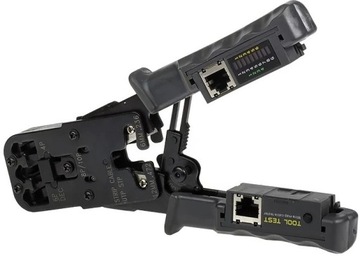 ОБЖИМНЫЕ РАЗЪЕМЫ ДЛЯ РАЗЪЕМА RJ45 4P 6P 8P КАТ. 6А + ТЕСТЕР