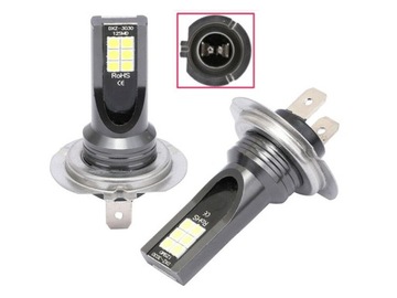 ZESTAW ŻARÓWKI H7 LED ŻARÓWKA WIĘCEJ ŚWIATŁA 8000LM 6500K LEDY LAMPA 2SZT