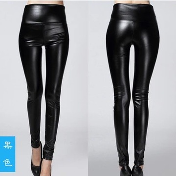 Winter To Spring Women High Waist Y2K Leather Legg