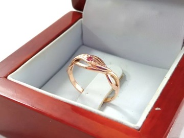 ЗОЛОТОЕ КОЛЬЦО ЦИРКОНИЙ 583 R12 1,58 Г