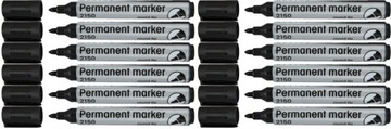 Marker permanentny D.Rect 2150 1-3mm czarny x 12