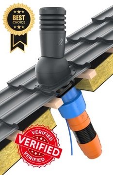 Вентиляционный дымоход 125 BRAAS CELTIC Черепица