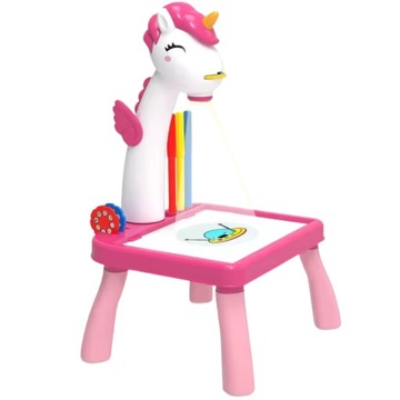 Проектор для обучения рисованию. Слайды-единорог.