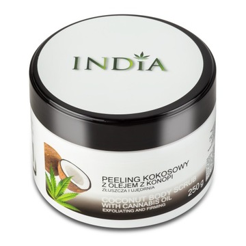 Peeling kokosowy 250 g India Cosmetics