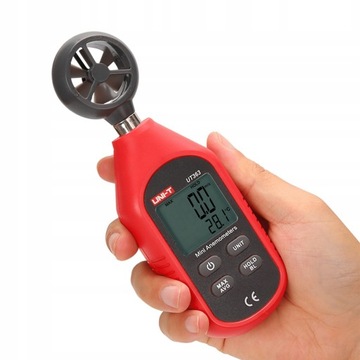 PROFESJONALNY WIATROMIERZ ANEMOMETR Z TERMOMETREM CYFROWY UNI-T UT363