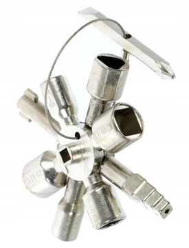 УНИВЕРСАЛЬНЫЙ КЛЮЧ 10 в 1 ДЛЯ РАДИАТОРНЫХ ШКАФОВ