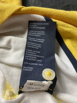 Tommy Hilfiger ORYGINALNE bawełniane POLO W PASKI rozmiar XL
